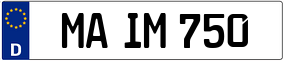 Truck License Plate